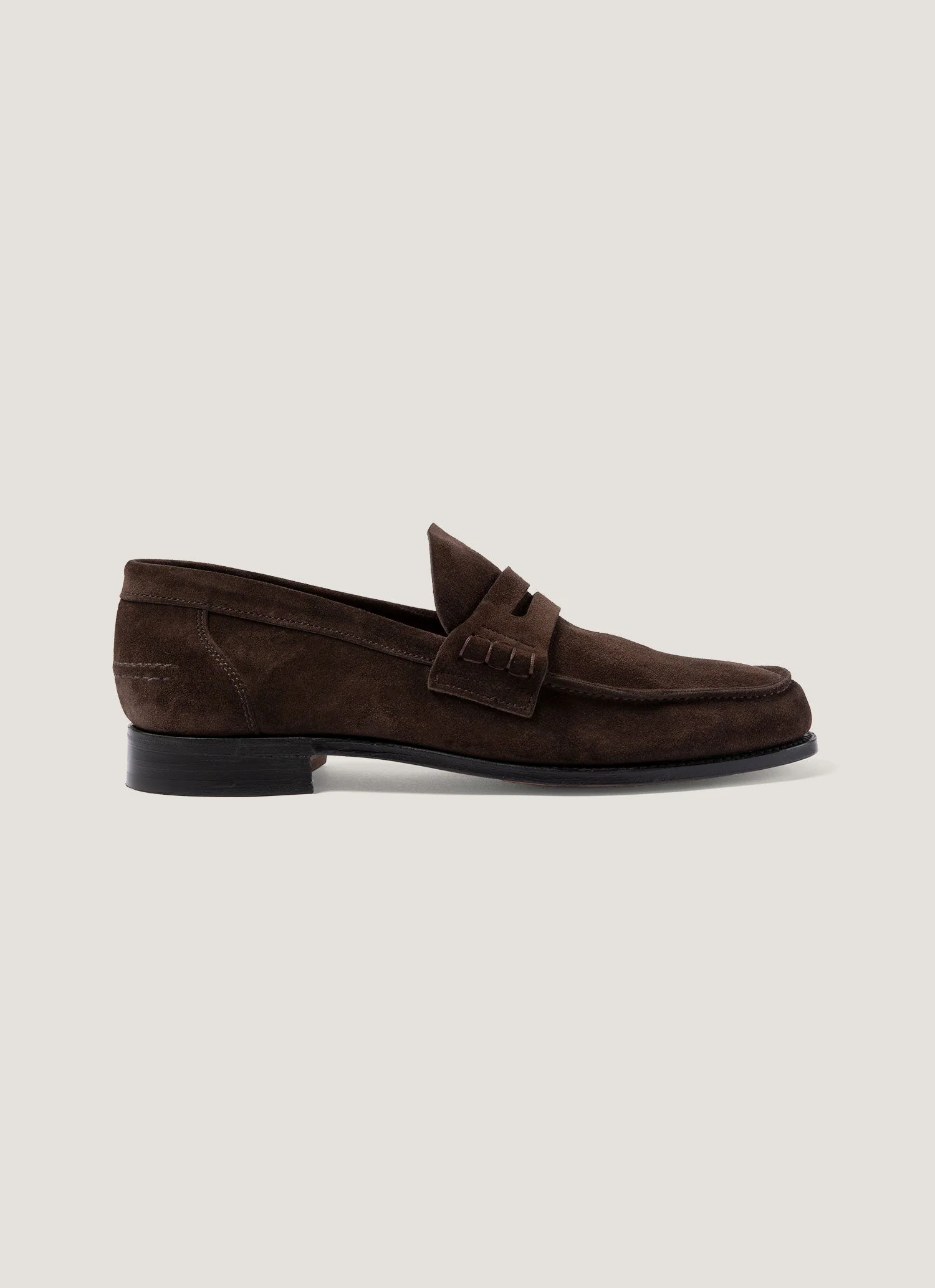 Men's Suede Loafer in Brown