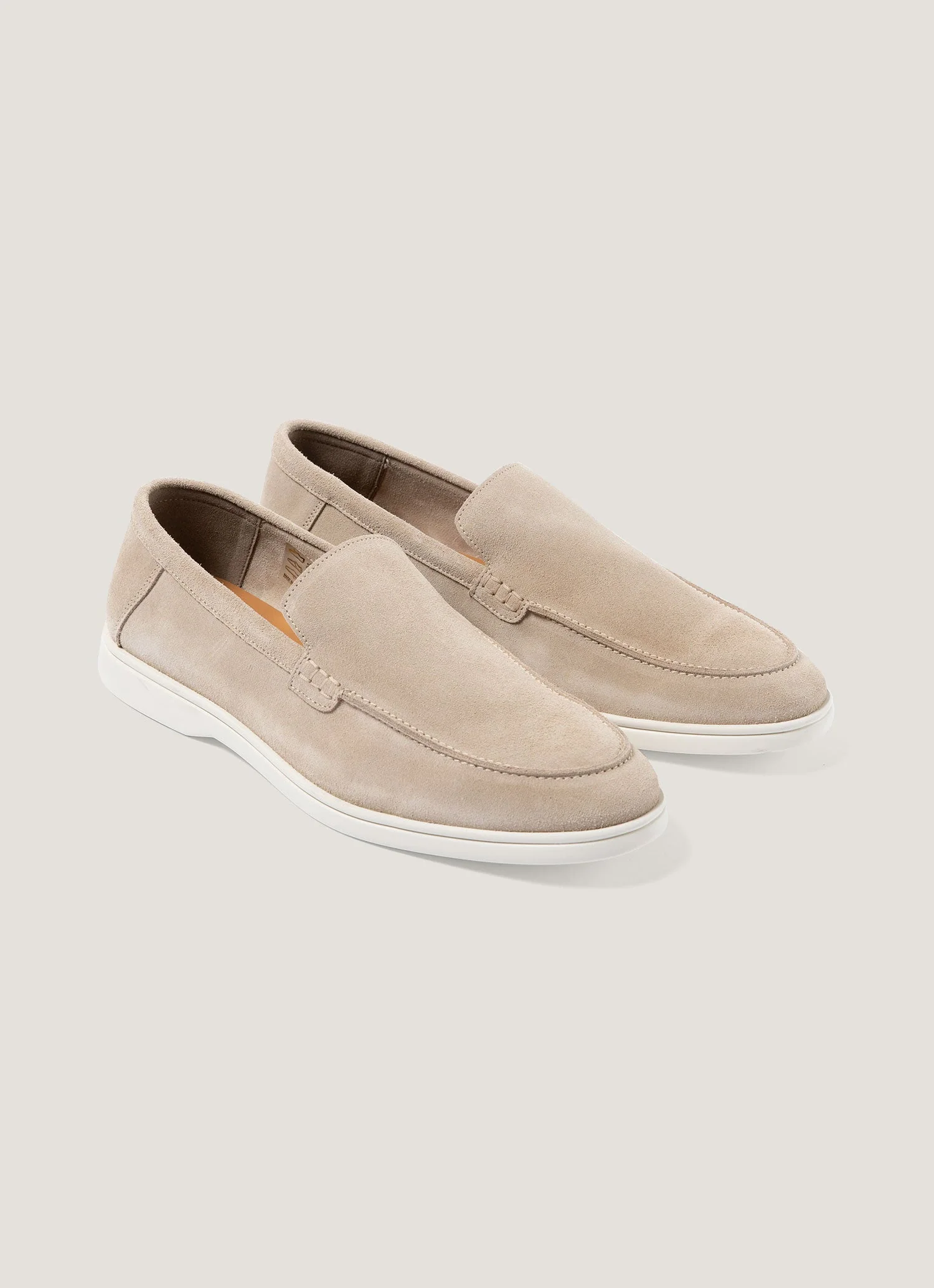 Men's Suede Loafer in Sand - Image 2