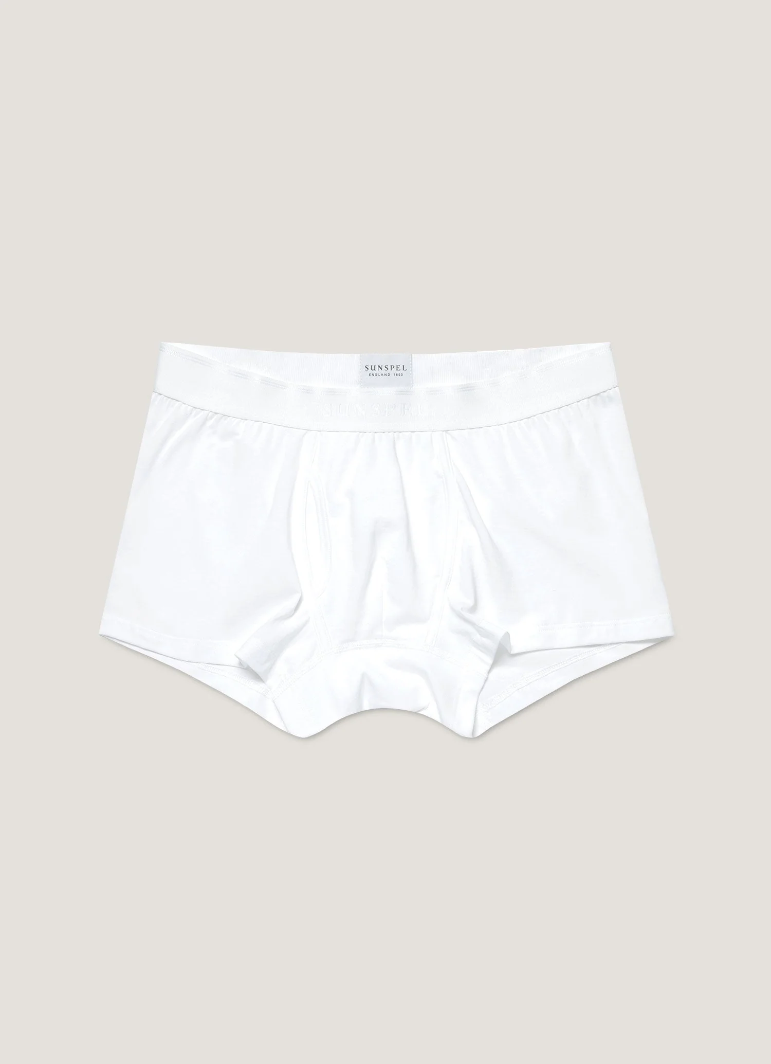 Men's Superfine Cotton Trunks in White