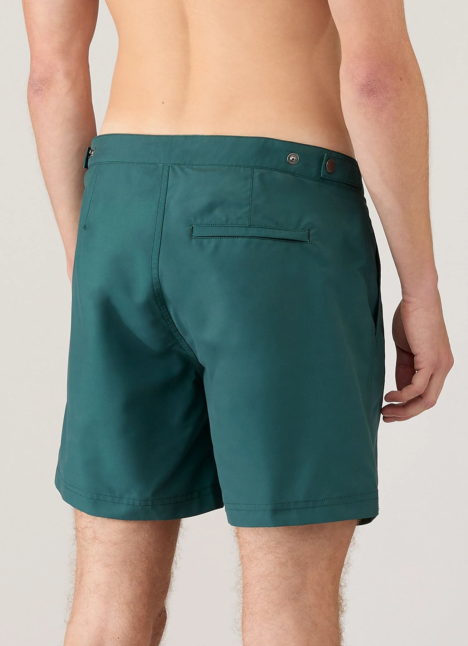 Men's Tailored Swim Shorts in Forest - Image 5