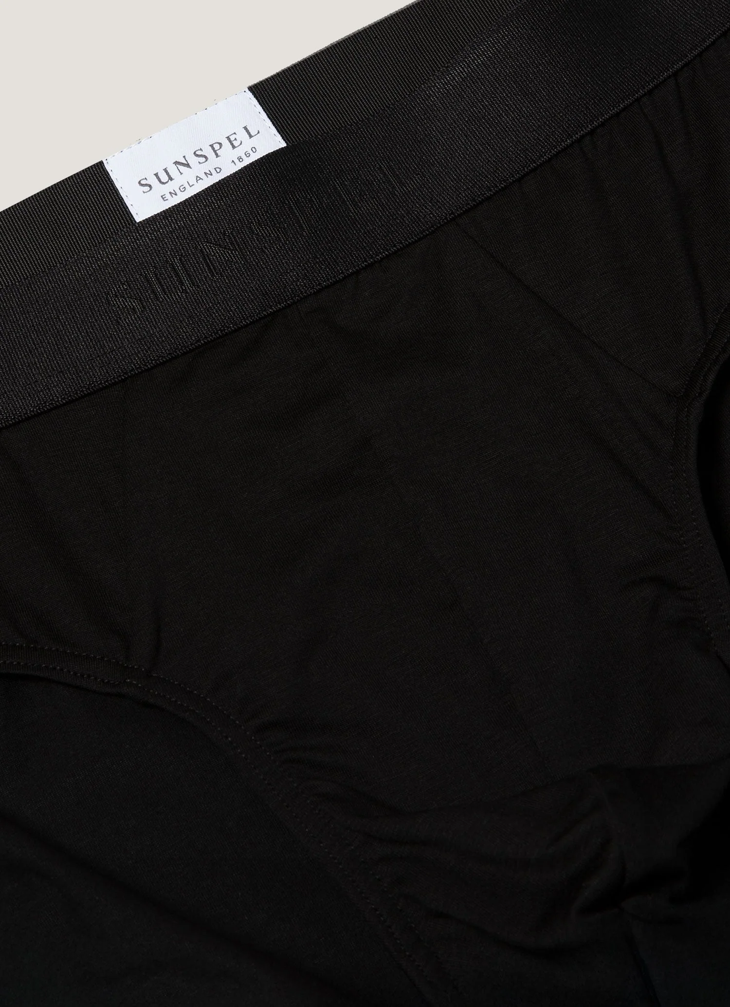 Men's Tencel™ Briefs in Black - Image 4