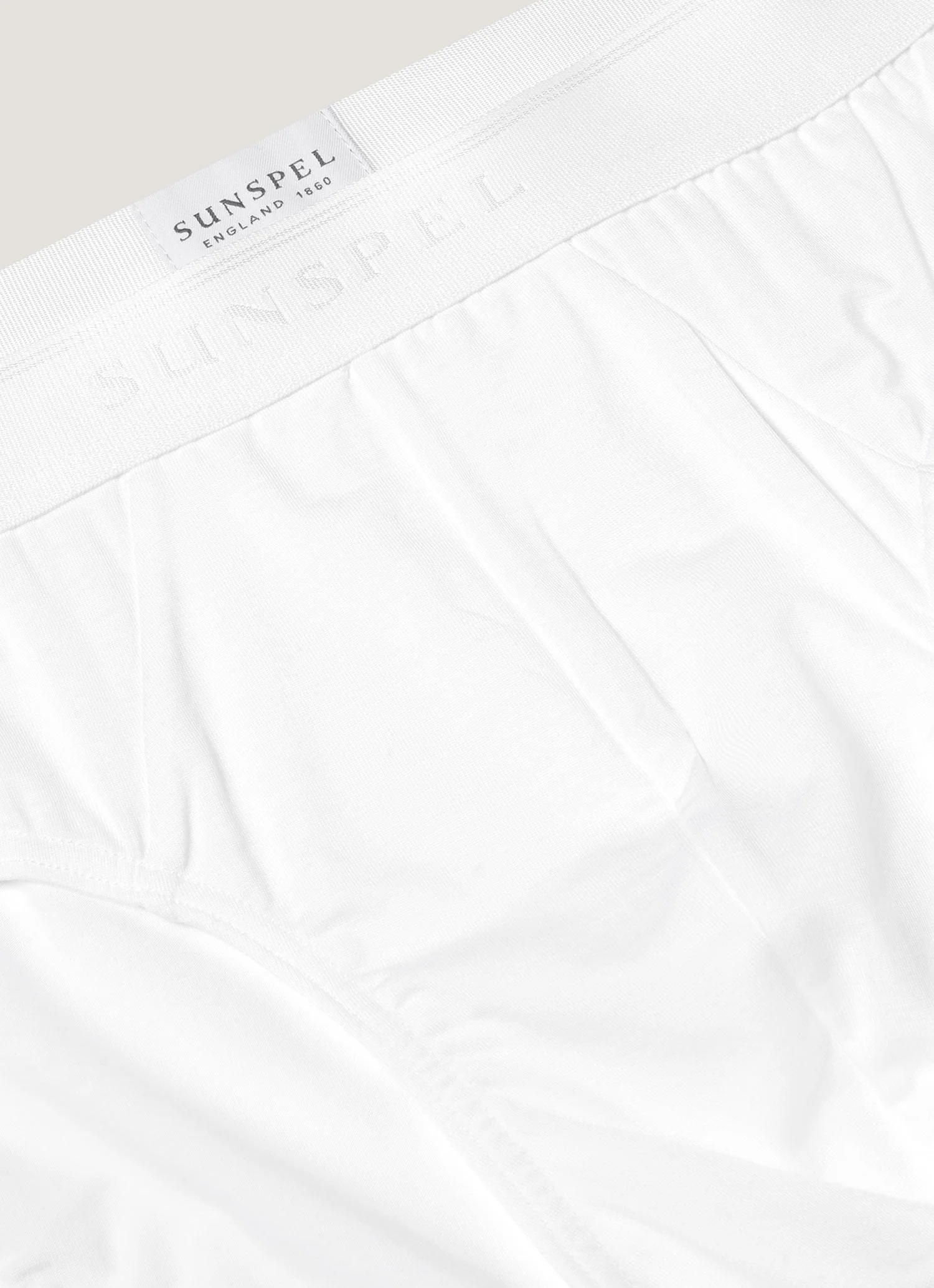 Men's Tencel™ Briefs in White - Image 4