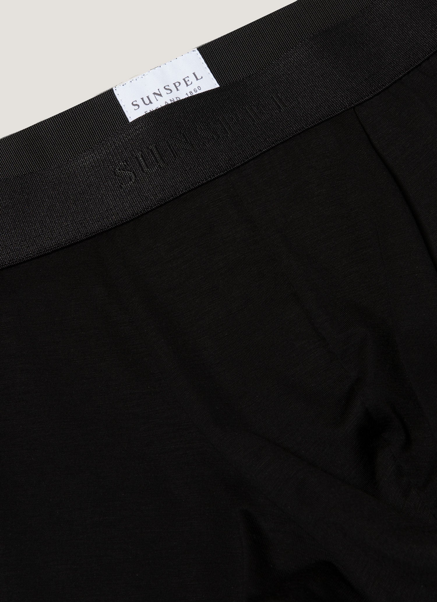 Men's Tencel™ Trunks in Black - Image 4