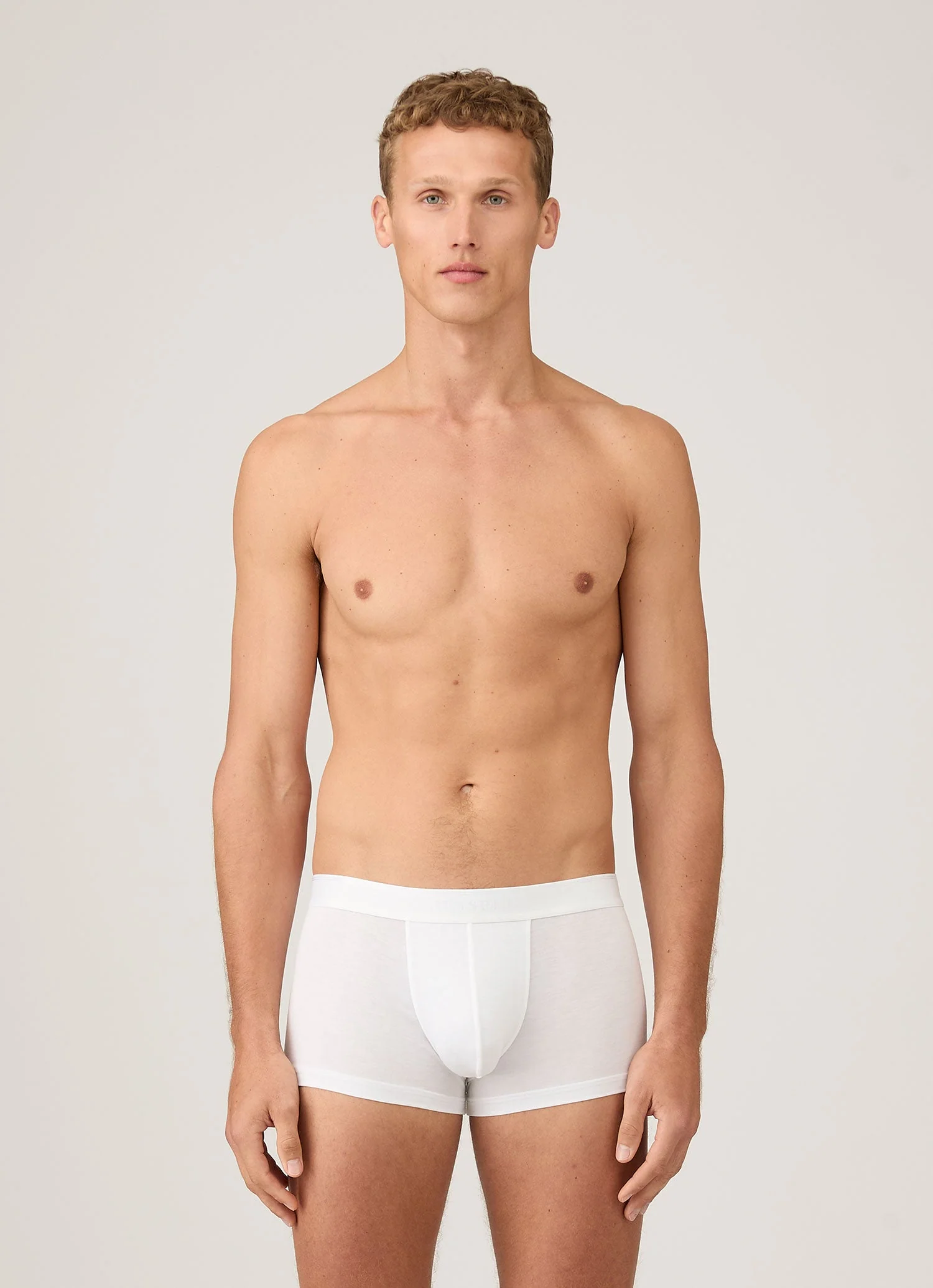 Men's Tencel™ Trunks in White - Image 2