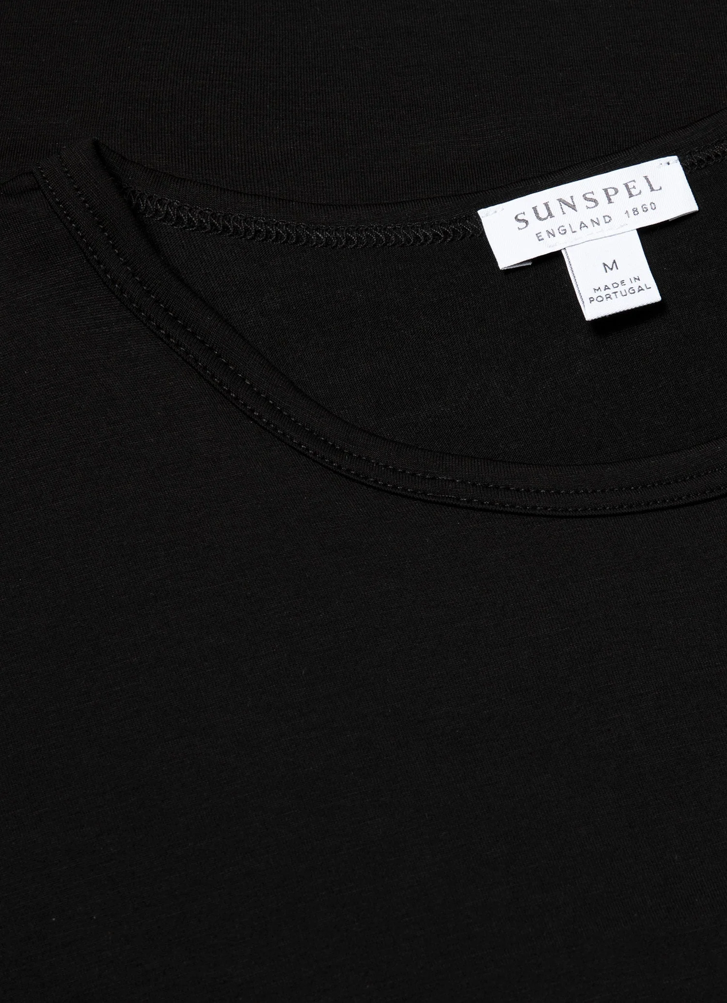 Men's Tencel™ T-shirt in Black - Image 4