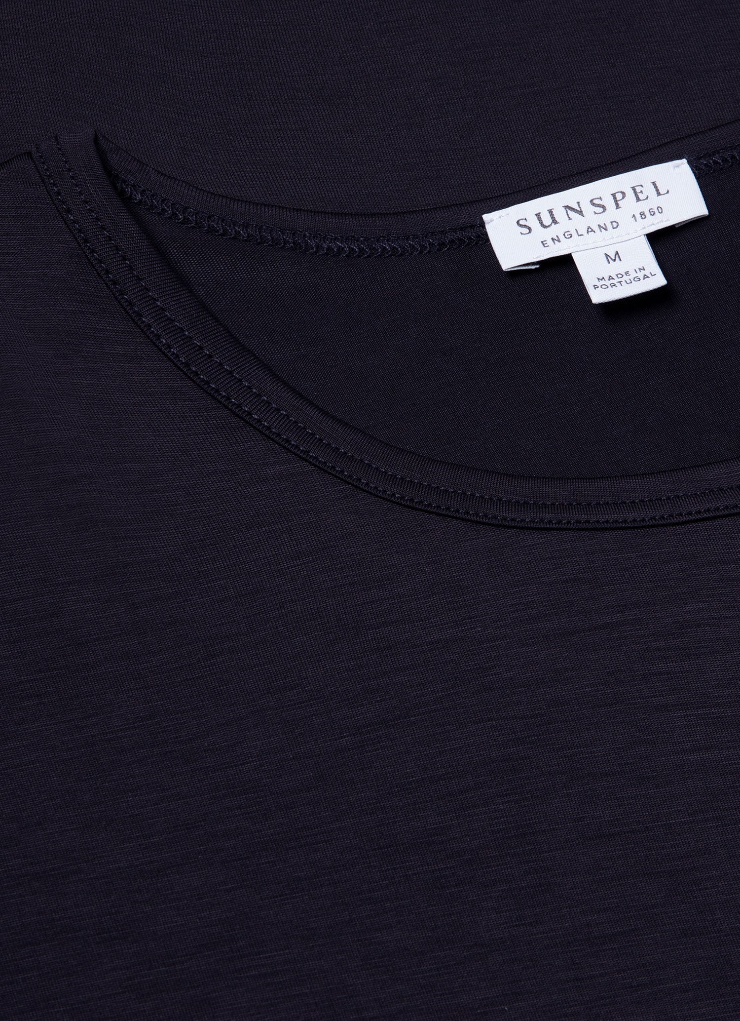 Men's Tencel™ T-shirt in Navy - Image 4