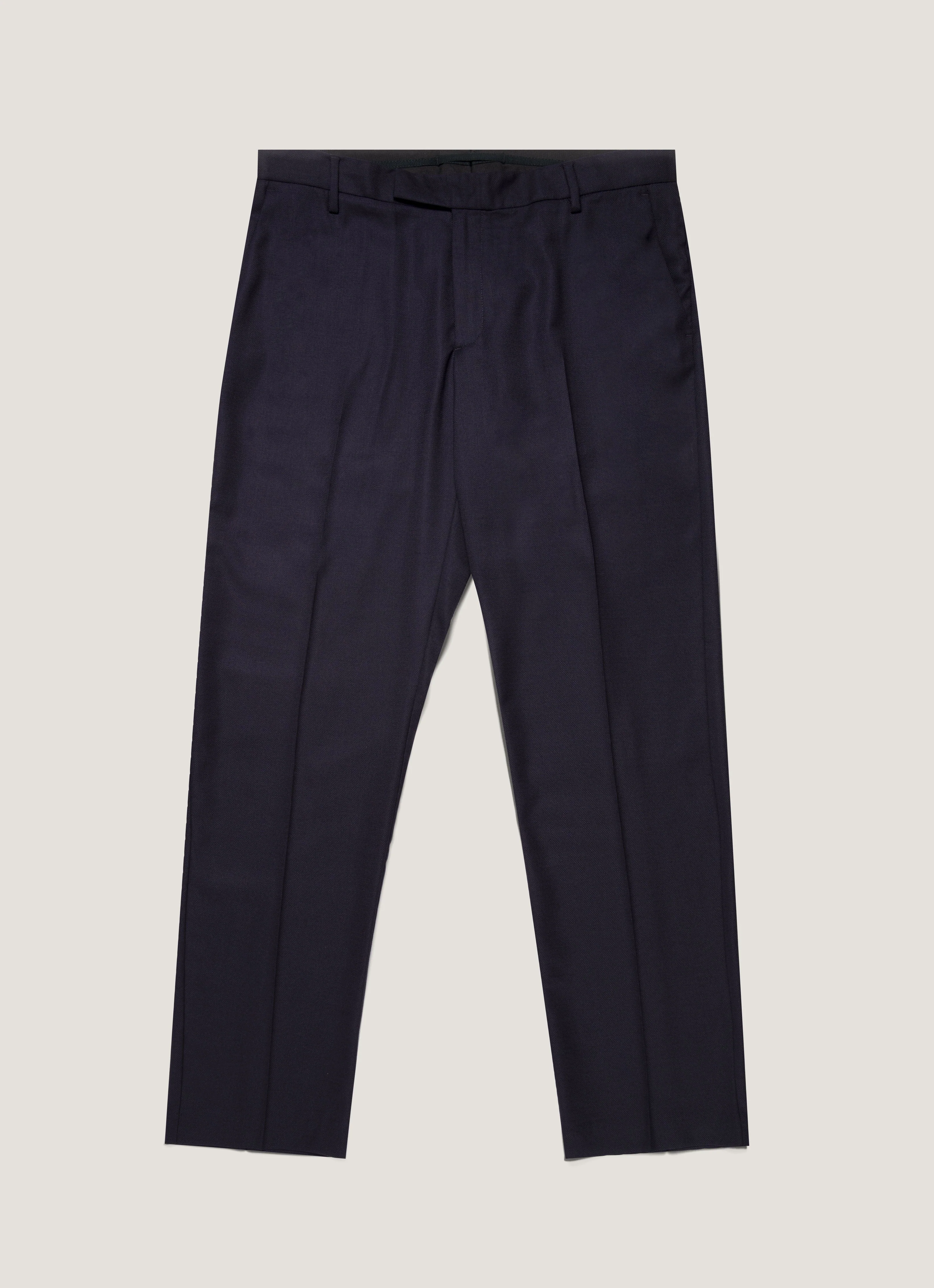 Men's Lightweight Travel Wool Two-Piece Suit in Navy - Image 6