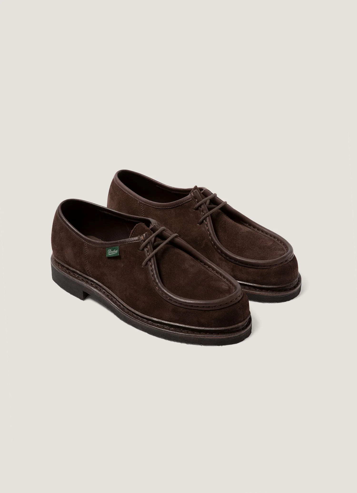 Paraboot Suede Michael in Brown - Image 2