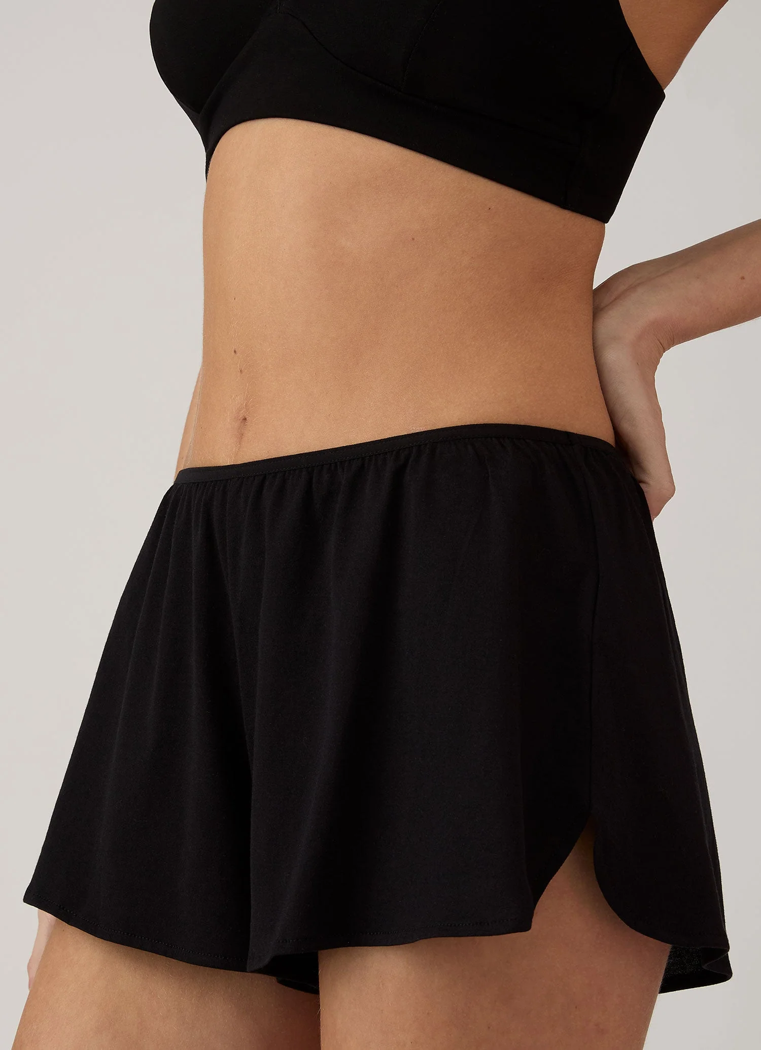 Women's French Knicker in Black - Image 3
