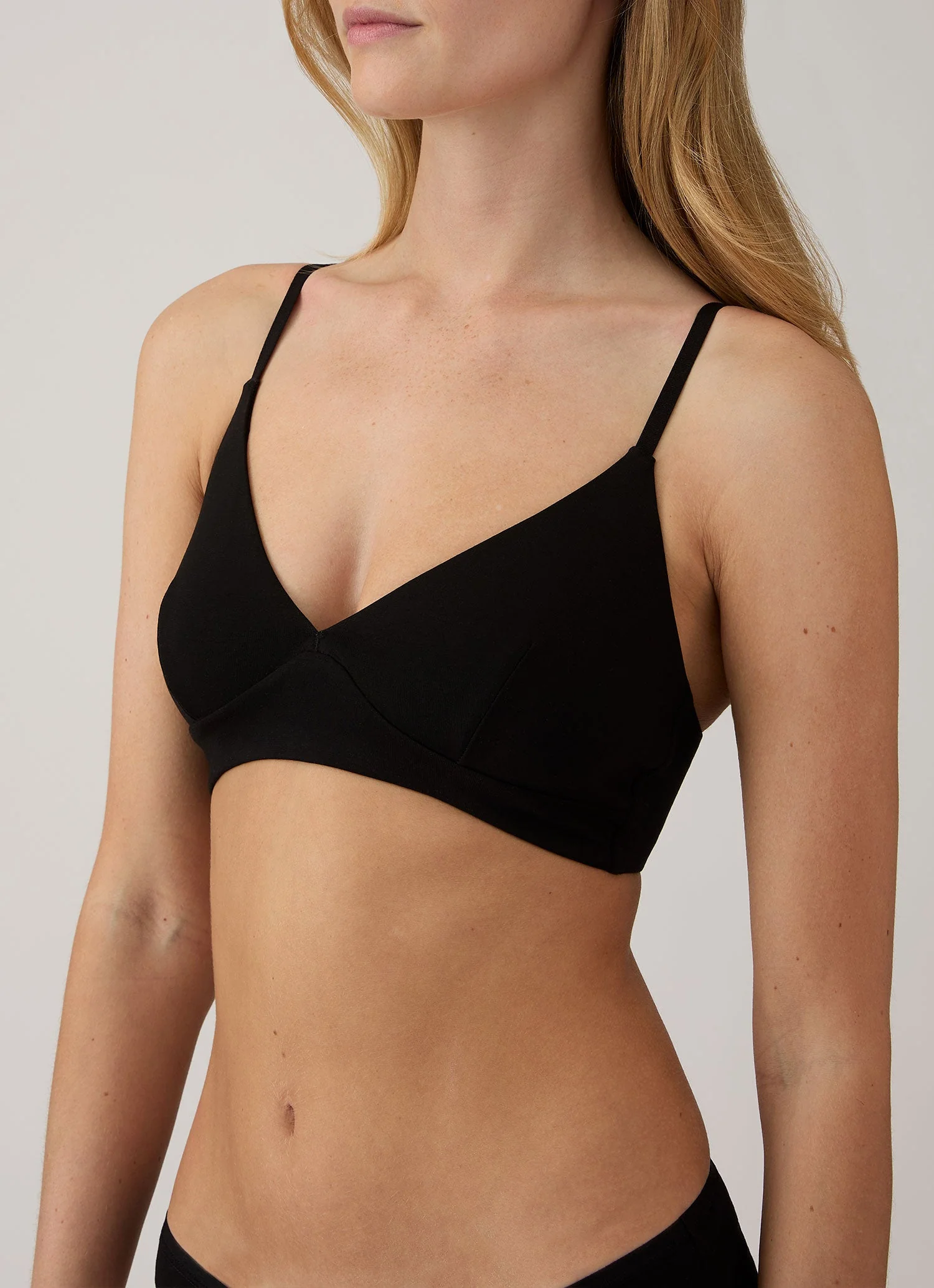 Women's Tencel™ Soft Bra in Black - Image 3